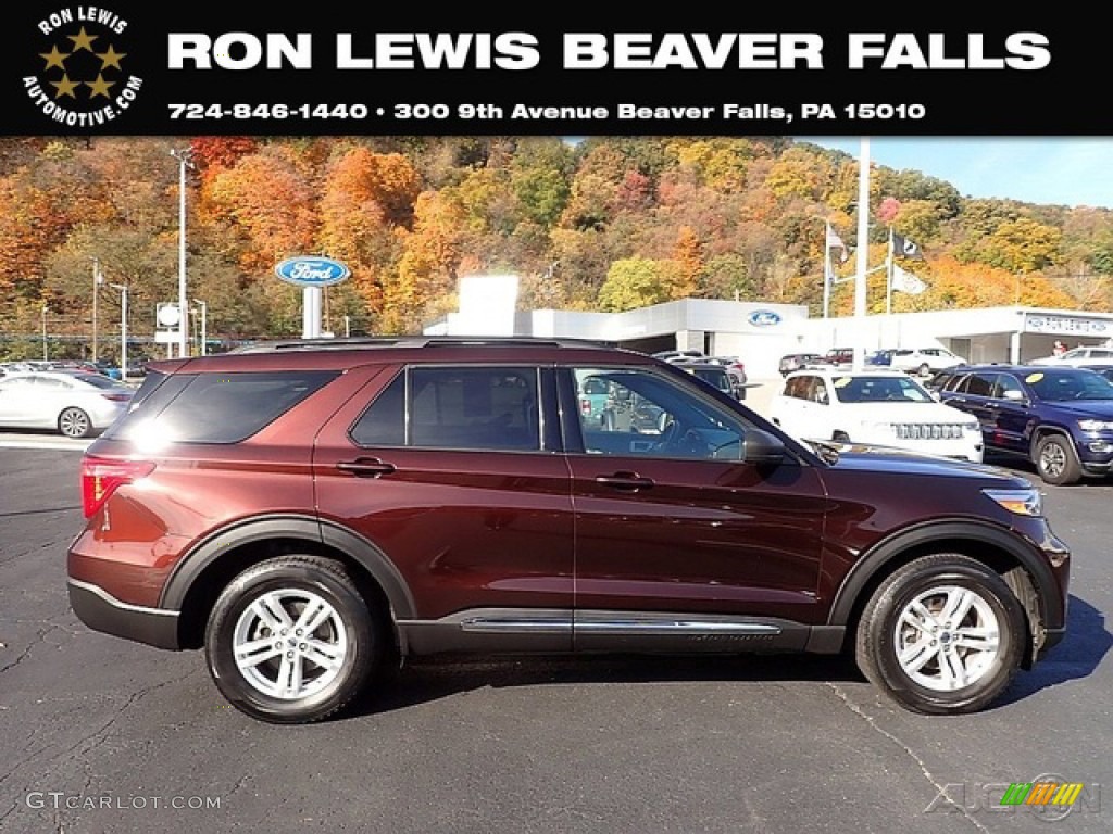 Rich Copper Metallic Ford Explorer