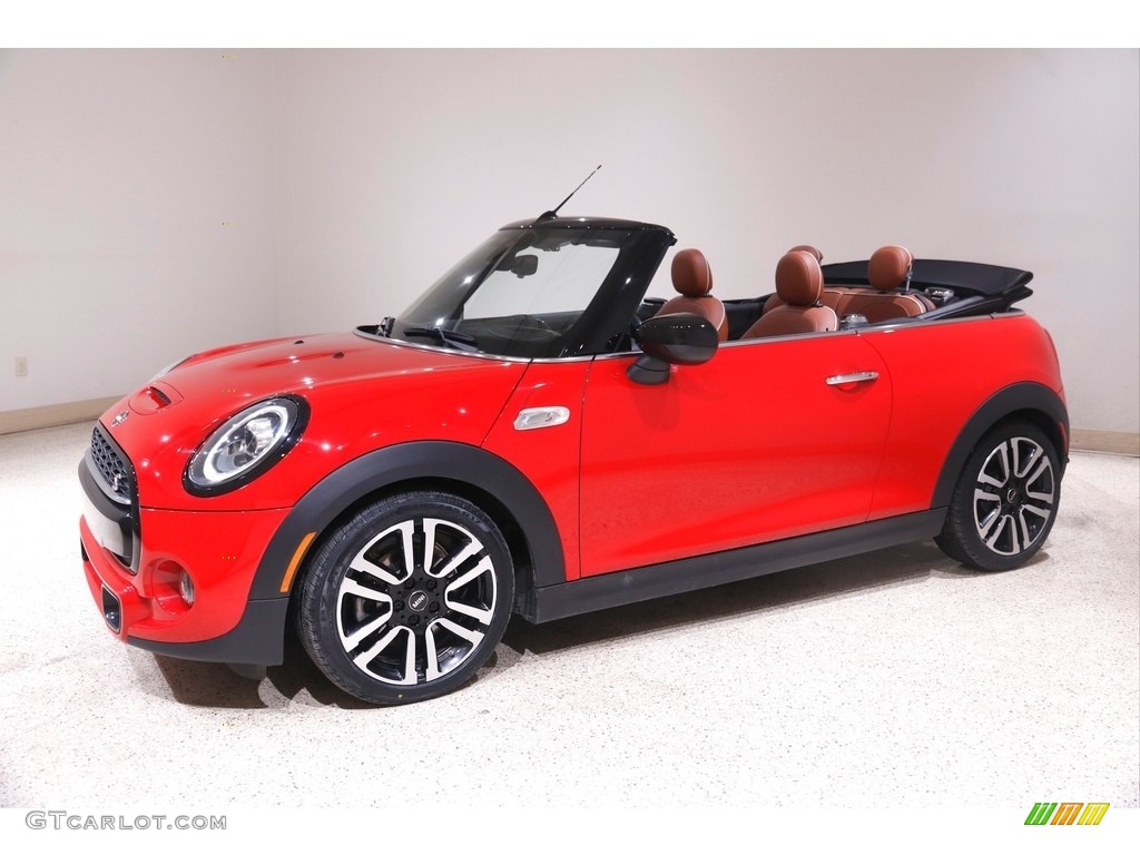 Chili Red 2021 Mini Convertible Cooper S Exterior Photo #145728625