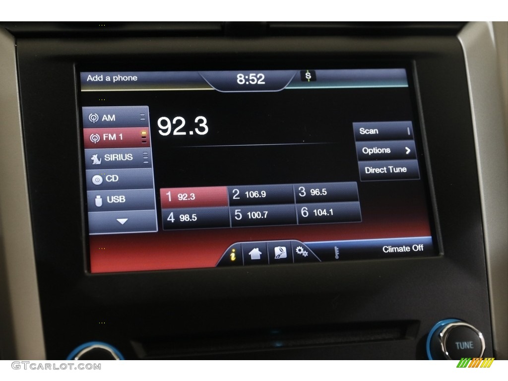 2015 Ford Fusion Energi SE Audio System Photos