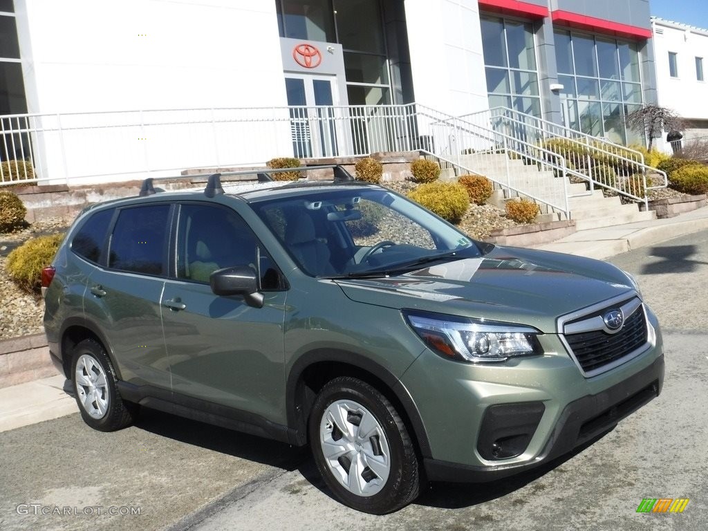 Jasper Green Metallic 2019 Subaru Forester 2.5i Exterior Photo #145728775