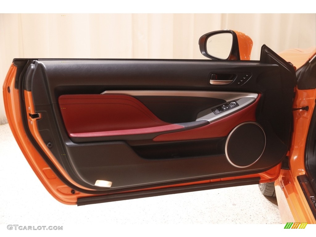2015 Lexus RC 350 F Sport AWD Rioja Red Door Panel Photo #145729186