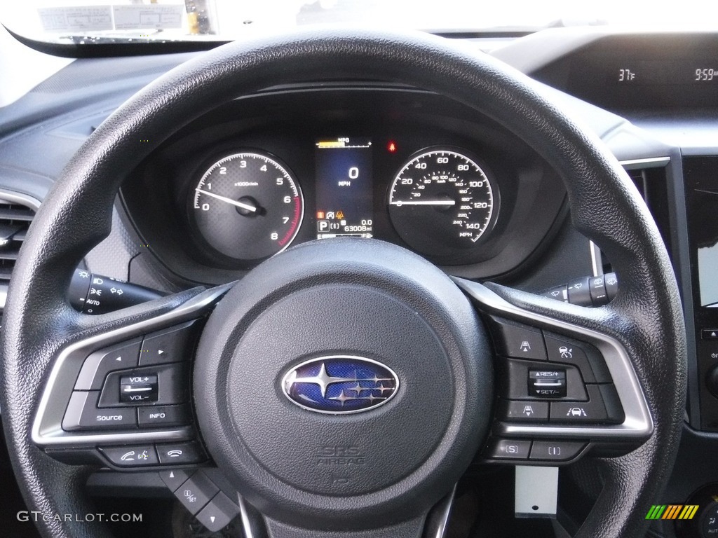 2019 Subaru Forester 2.5i Gray Steering Wheel Photo #145729327