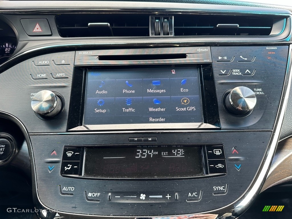 2017 Avalon XLE - Celestial Silver Metallic / Black photo #9