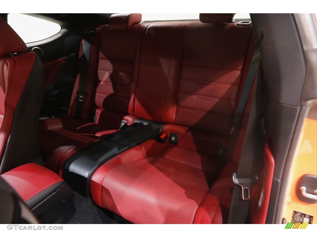 2015 Lexus RC 350 F Sport AWD Rear Seat Photo #145729510