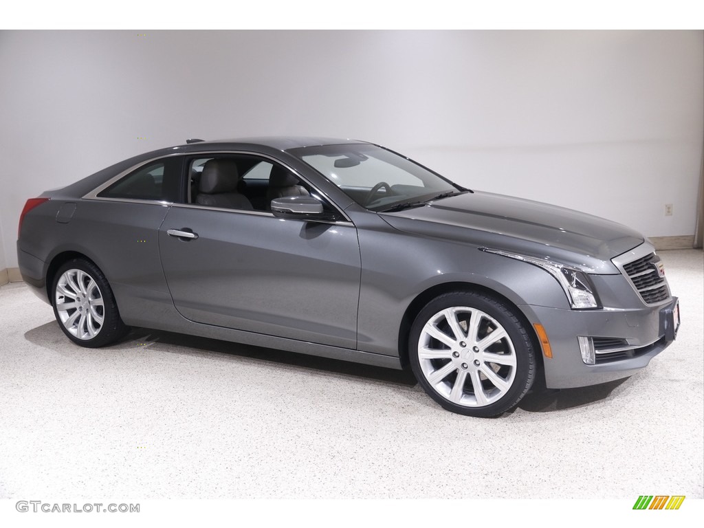Moonstone Metallic 2016 Cadillac ATS 2.0T Luxury AWD Coupe Exterior Photo #145729633