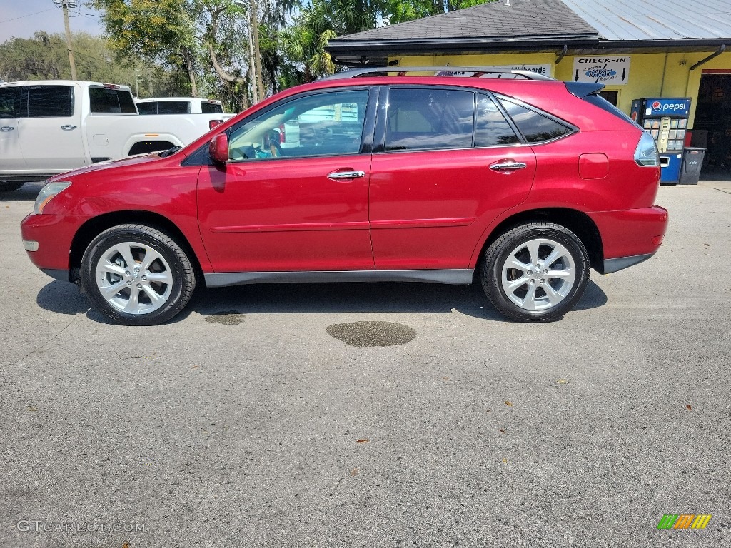 2009 RX 350 - Matador Red Mica / Light Gray photo #6