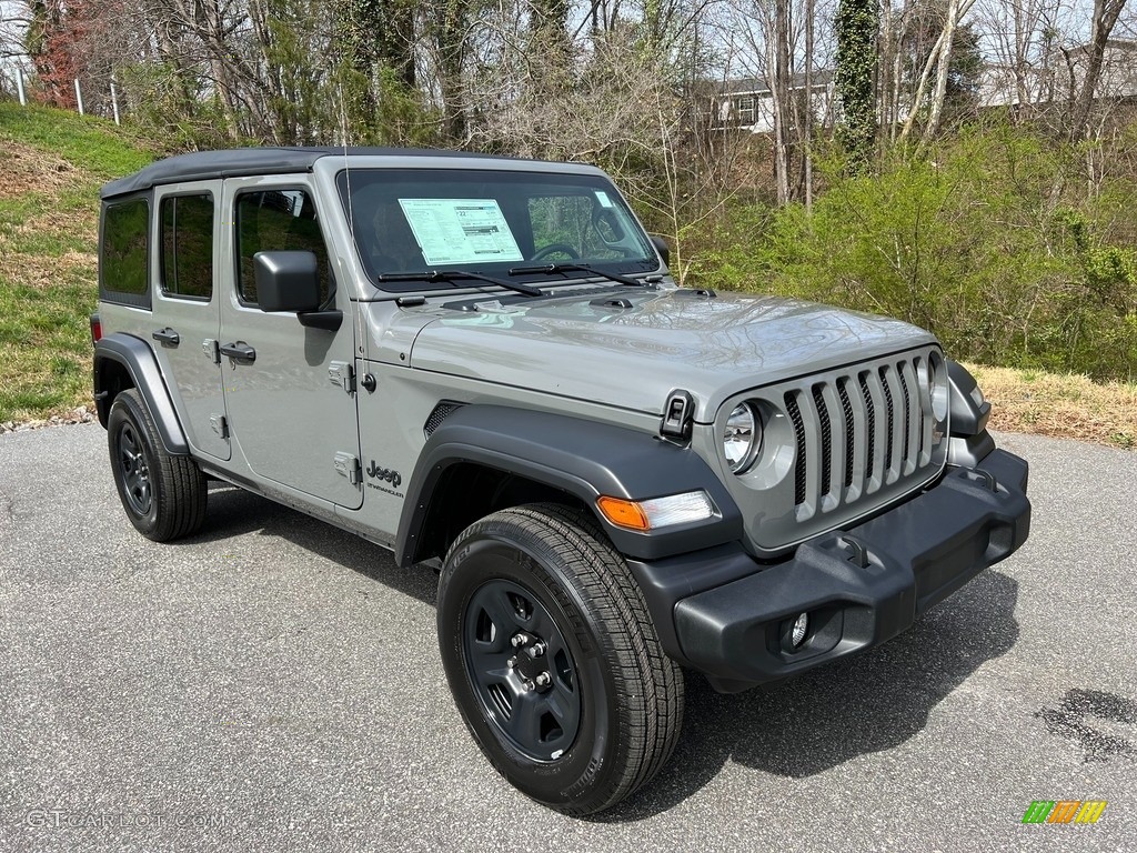 Sting-Gray 2023 Jeep Wrangler Unlimited Sport 4x4 Exterior Photo #145729972