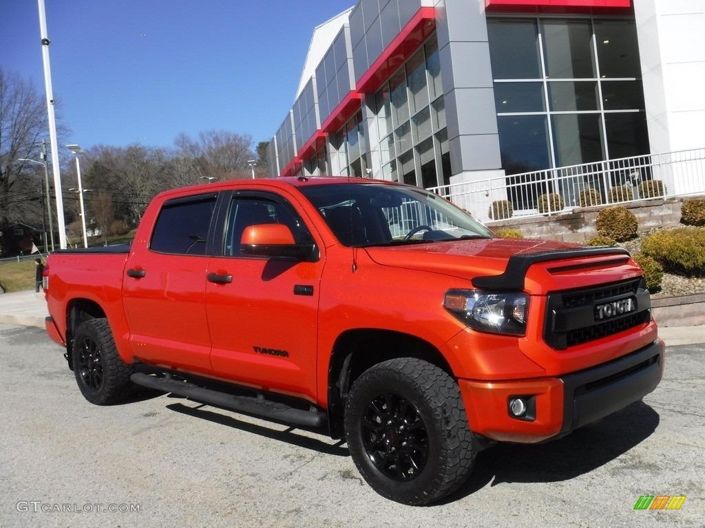 2015 Tundra TRD Pro CrewMax 4x4 - Inferno / Black photo #1