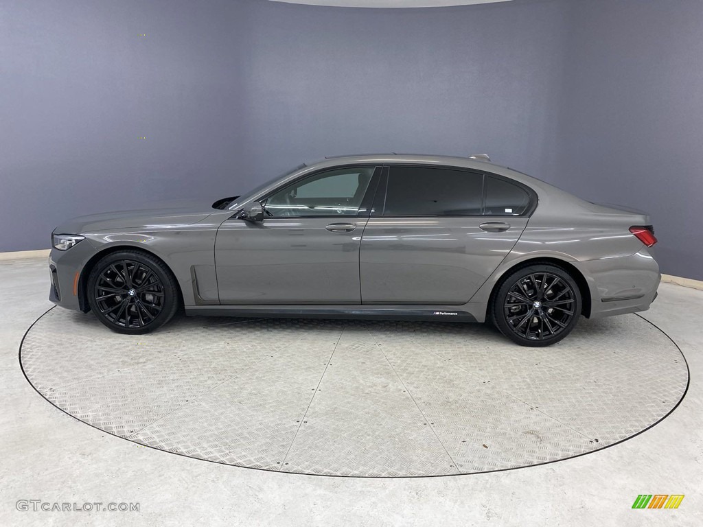 2020 7 Series 740i Sedan - Bernina Grey Amber Effect / Mocha photo #3