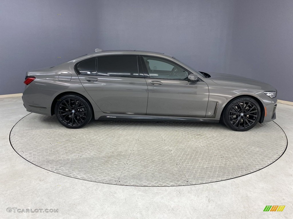 2020 7 Series 740i Sedan - Bernina Grey Amber Effect / Mocha photo #5