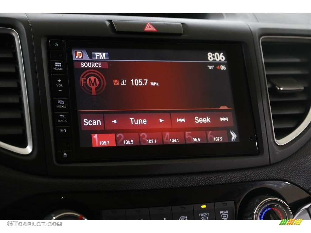2016 CR-V EX AWD - Kona Coffee Metallic / Black photo #13