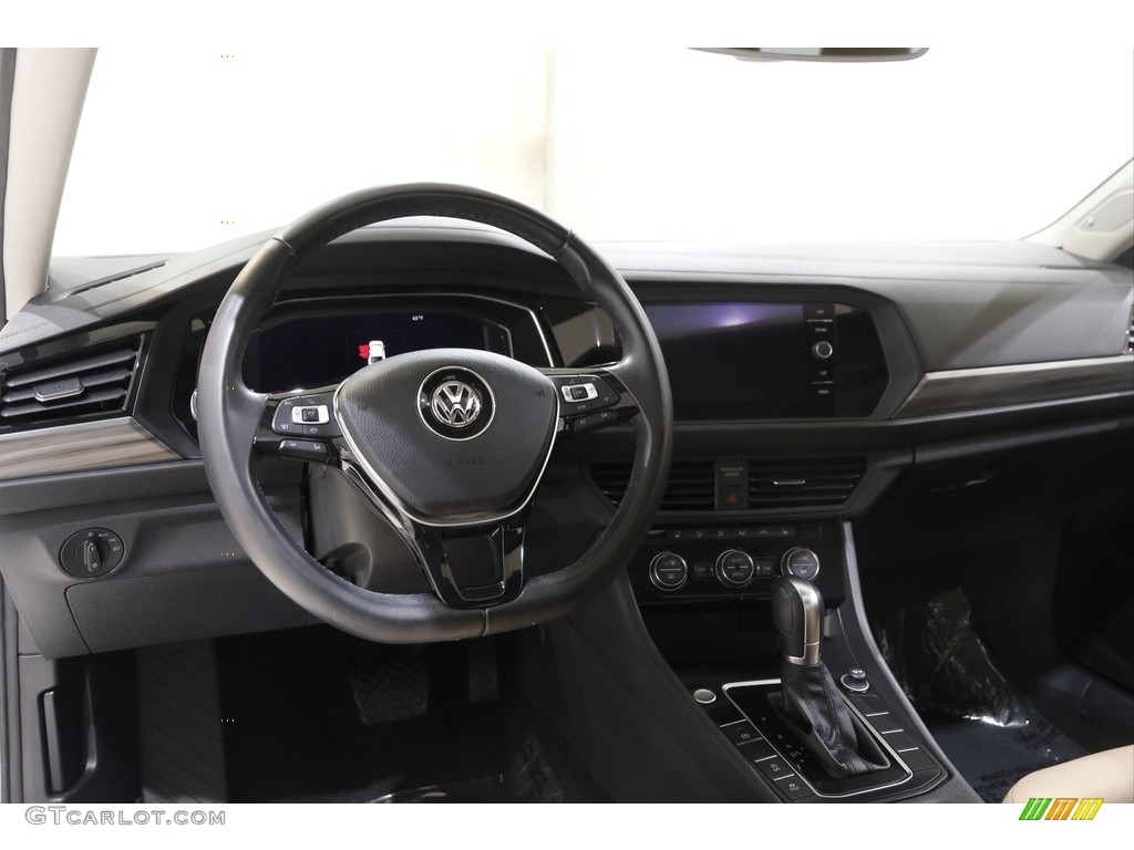 2019 Jetta SEL - Pure White / Dark Beige photo #6