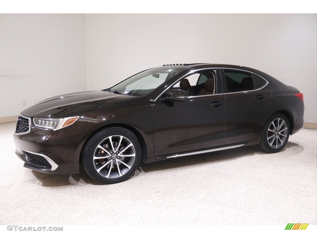2018 TLX V6 Technology Sedan - Black Copper Pearl / Espresso photo #3