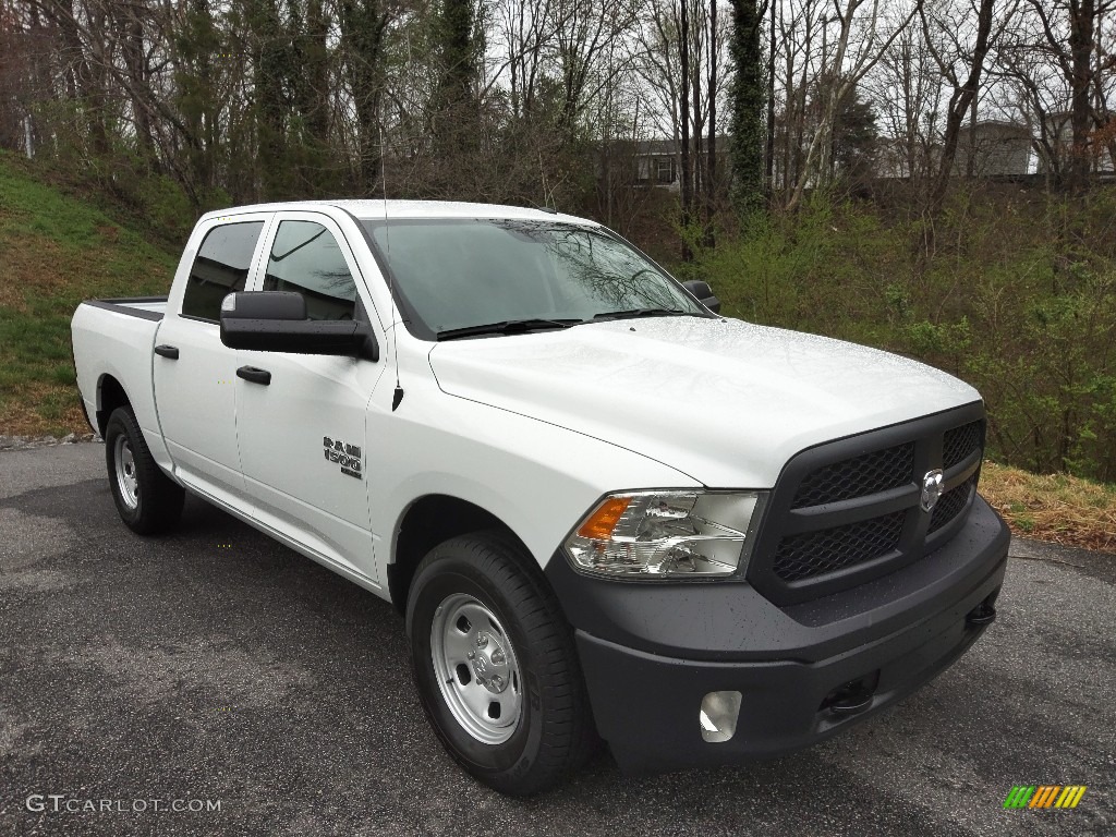 Bright White 2023 Ram 1500 Classic Tradesman Crew Cab 4x4 Exterior Photo #145732396