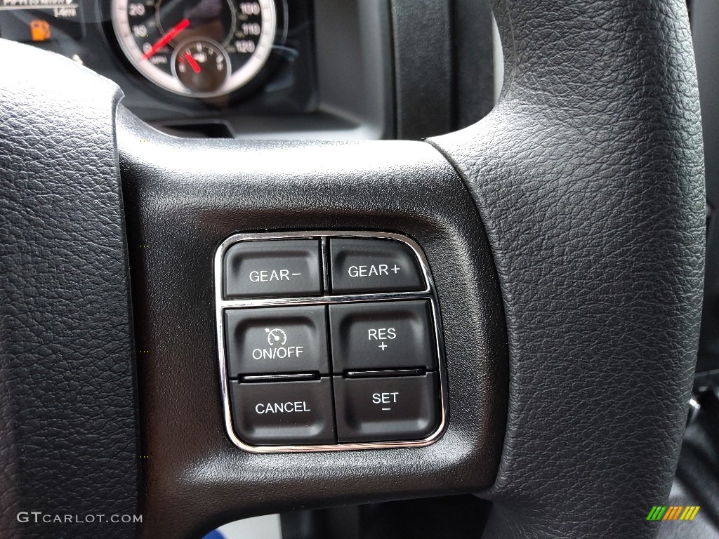 2023 Ram 1500 Classic Tradesman Crew Cab 4x4 Diesel Gray/Black Steering Wheel Photo #145732786