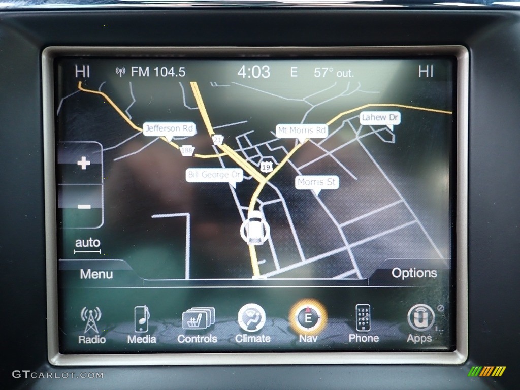 2014 Jeep Grand Cherokee Overland Navigation Photos