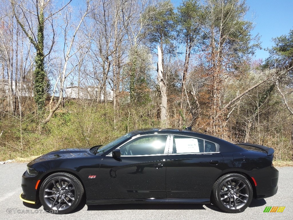Pitch Black 2023 Dodge Charger Scat Pack Exterior Photo #145733638