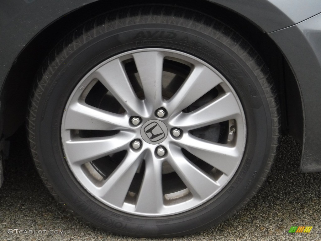 2012 Accord EX Sedan - Polished Metal Metallic / Gray photo #7
