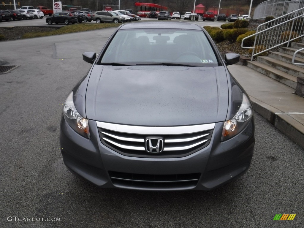 2012 Accord EX Sedan - Polished Metal Metallic / Gray photo #8