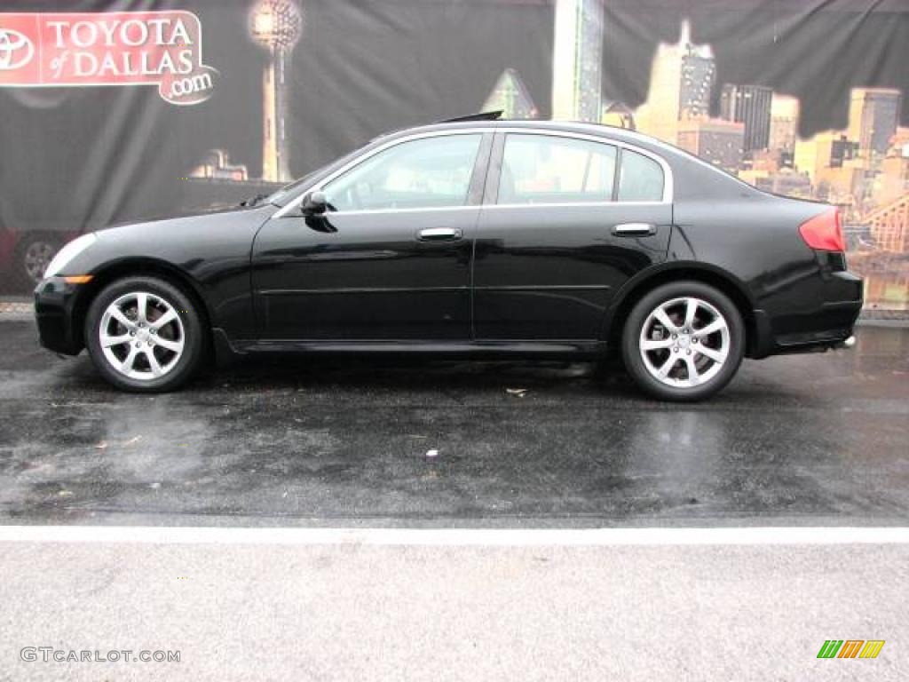 2005 G 35 x Sedan - Black Obsidian / Graphite photo #1