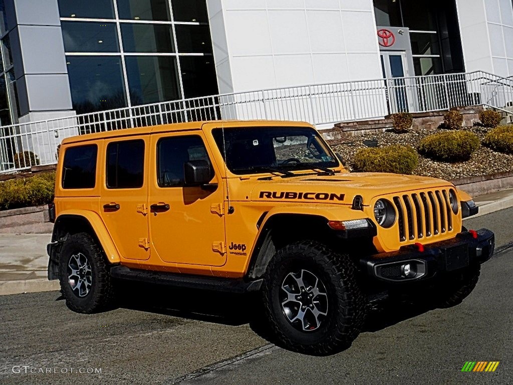 Hellayella 2021 Jeep Wrangler Unlimited Rubicon 4x4 Exterior Photo #145734763