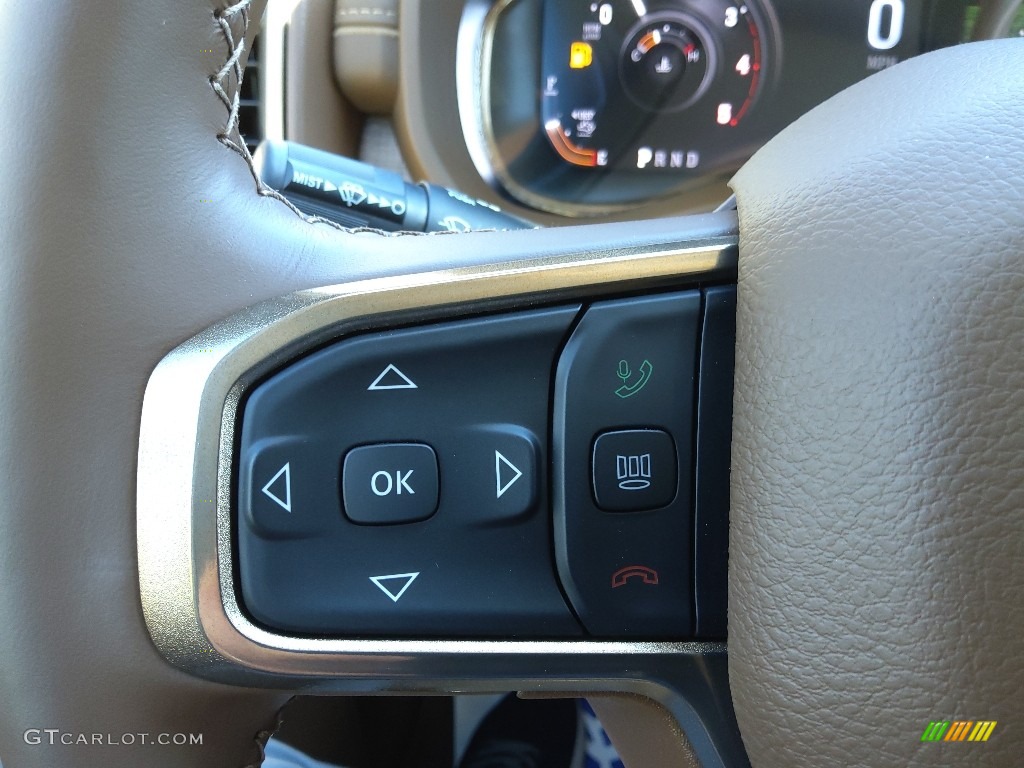 2023 Ram 2500 Limited Longhorn Mega Cab 4x4 Light Mountain Brown/Mountain Brown Steering Wheel Photo #145734940