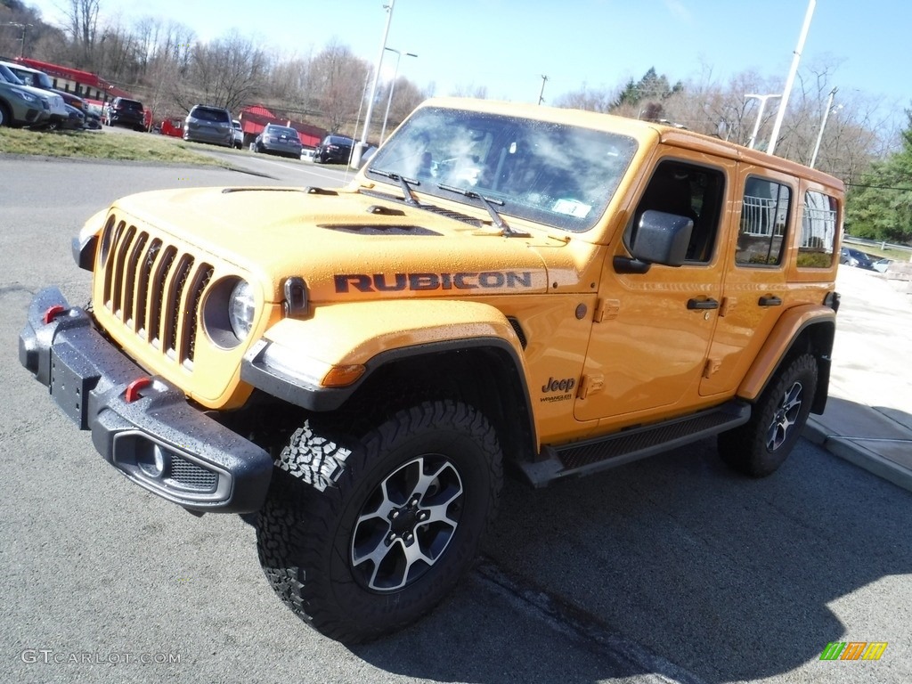 2021 Wrangler Unlimited Rubicon 4x4 - Hellayella / Black photo #12