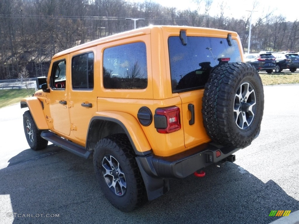 2021 Wrangler Unlimited Rubicon 4x4 - Hellayella / Black photo #15