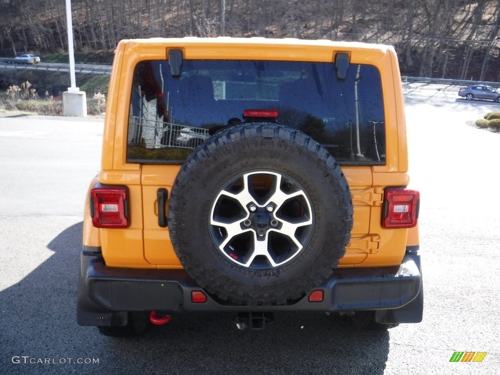 2021 Wrangler Unlimited Rubicon 4x4 - Hellayella / Black photo #16