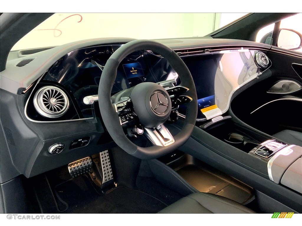 AMG Line Black/Space Gray Interior 2023 Mercedes-Benz EQS AMG Sedan Photo #145735090