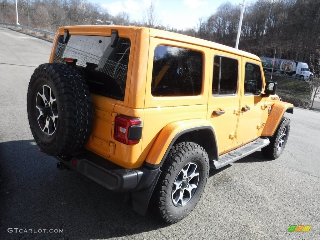 2021 Wrangler Unlimited Rubicon 4x4 - Hellayella / Black photo #18