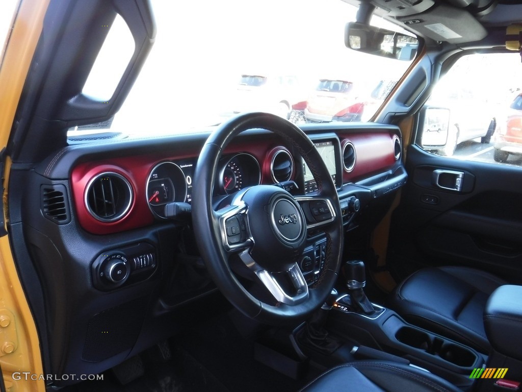 2021 Wrangler Unlimited Rubicon 4x4 - Hellayella / Black photo #20