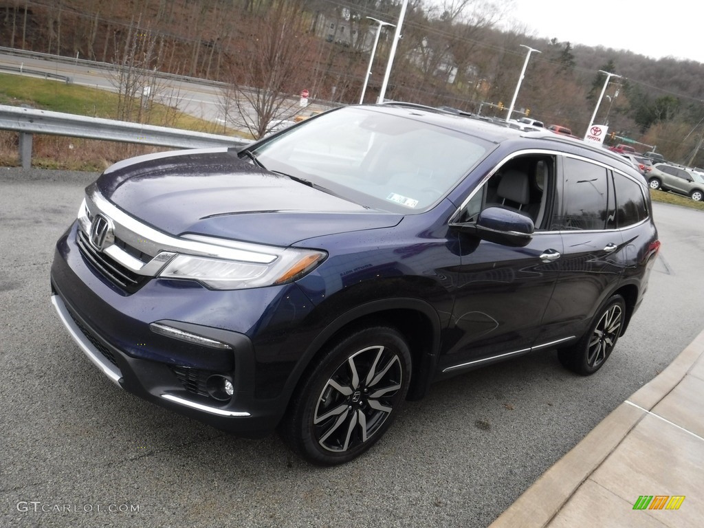 Obsidian Blue Pearl 2020 Honda Pilot Elite AWD Exterior Photo #145735771