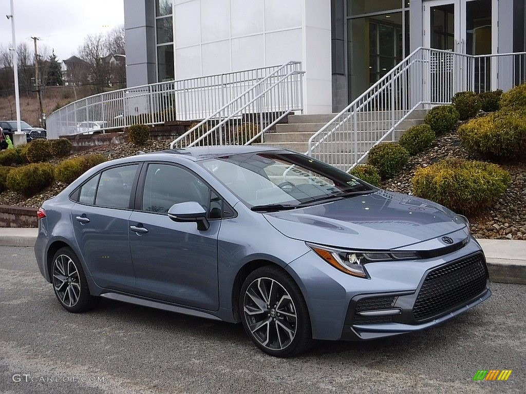 2020 Corolla SE - Celestite Gray Metallic / Black photo #1