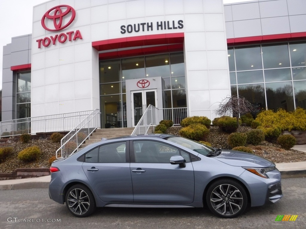 2020 Corolla SE - Celestite Gray Metallic / Black photo #2