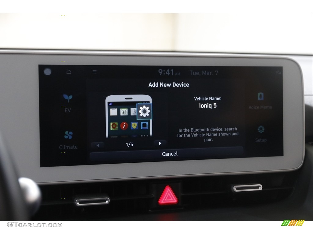 2022 Ioniq 5 SE AWD - Cyber Gray / Black photo #11