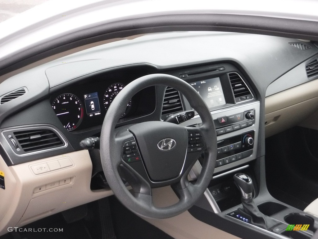 2016 Sonata Sport - Quartz White Pearl / Beige photo #8