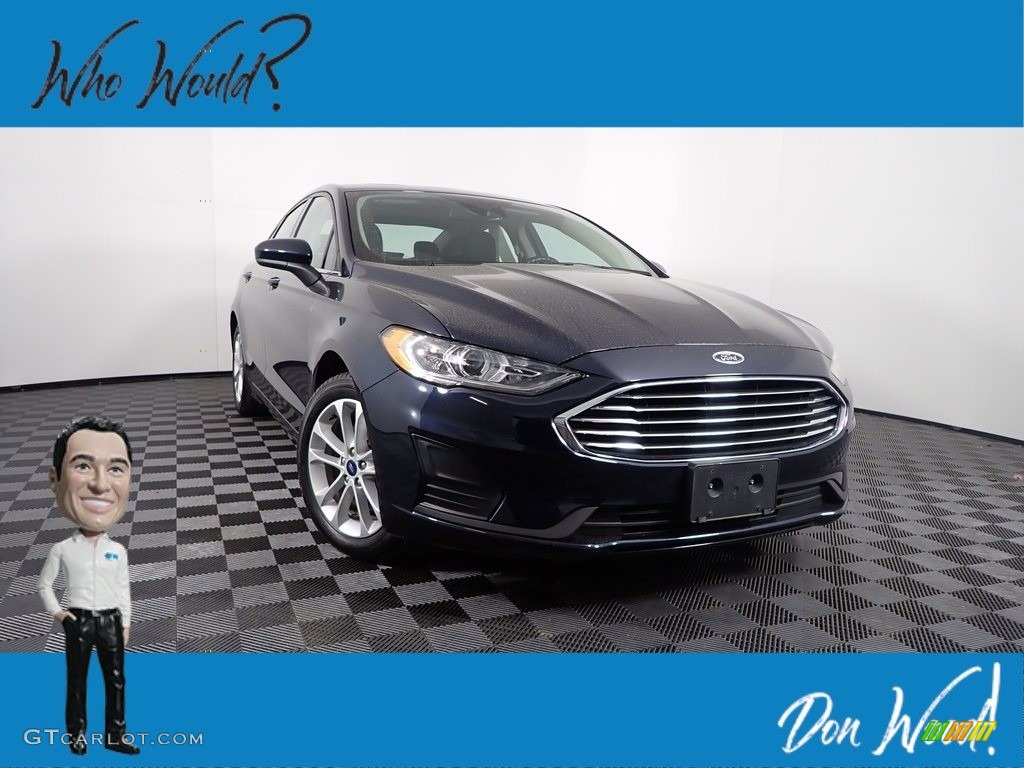 2020 Fusion Hybrid SE - Velocity Blue / Ebony photo #1