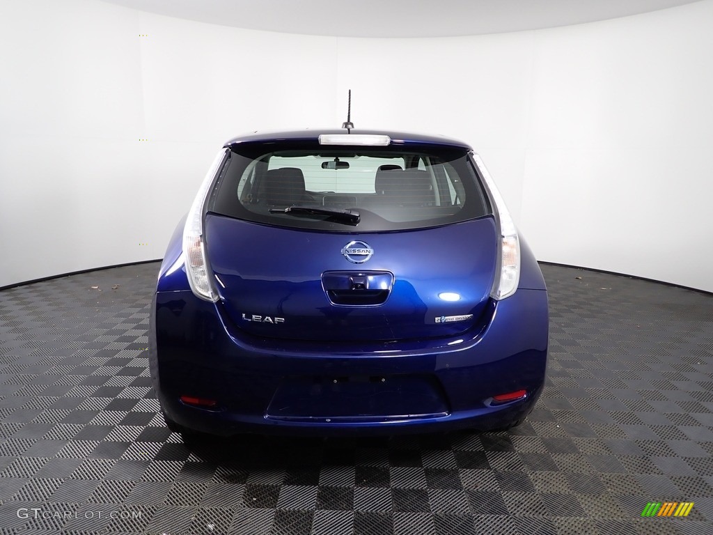 2017 LEAF S - Deep Blue Pearl / Black photo #7
