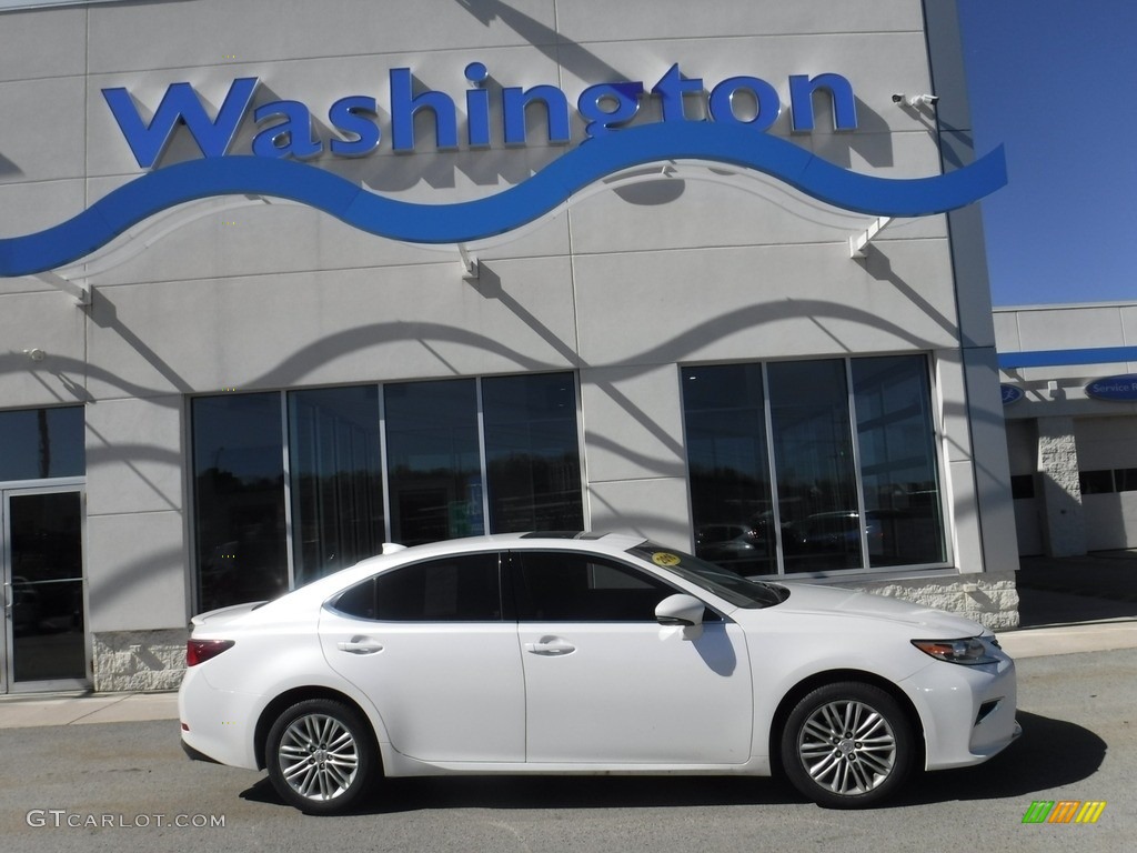 2016 ES 350 - Eminent White Pearl / Black photo #2
