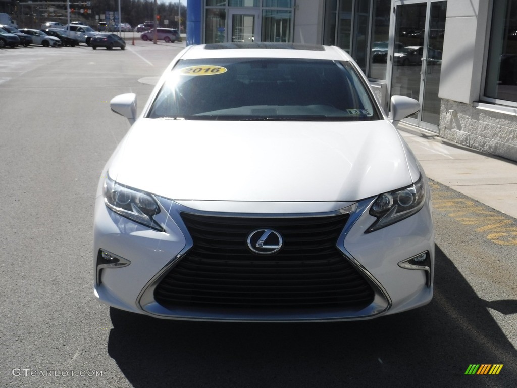 2016 ES 350 - Eminent White Pearl / Black photo #4