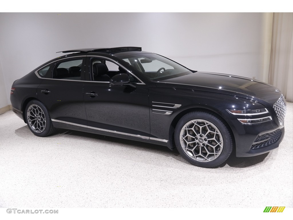 2021 G80 3.5T AWD - Vik Black / Black photo #1