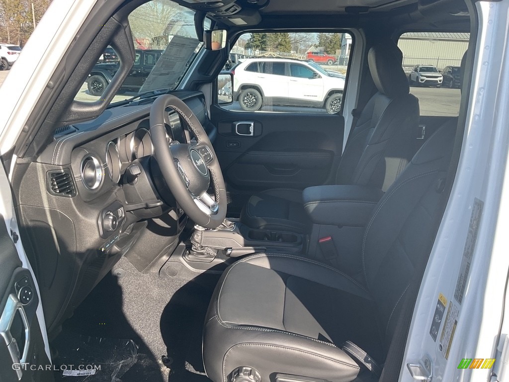 2023 Wrangler Unlimited Sahara 4XE Hybrid - Bright White / Black photo #2