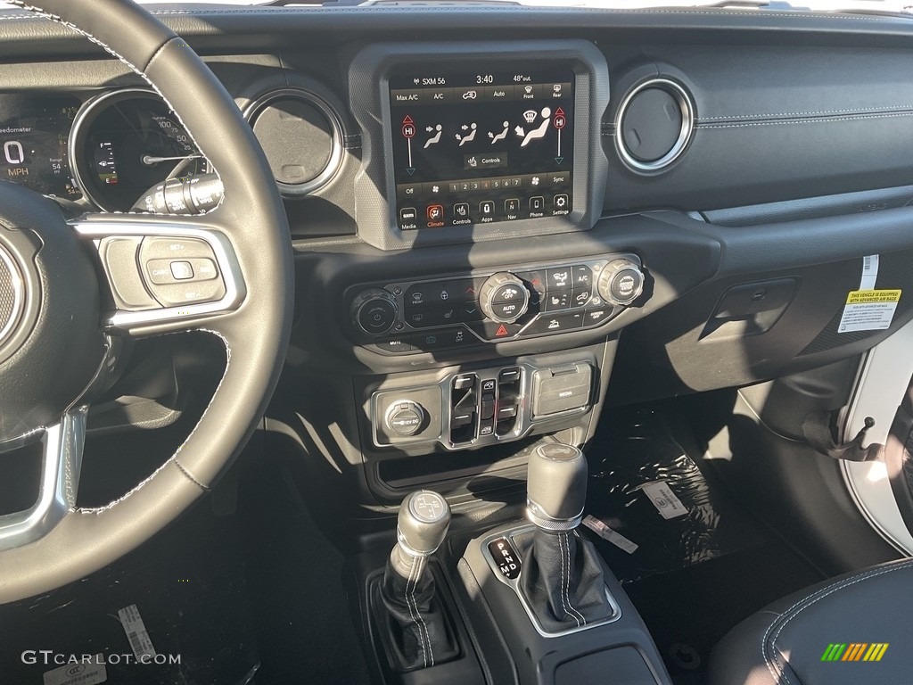 2023 Wrangler Unlimited Sahara 4XE Hybrid - Bright White / Black photo #6