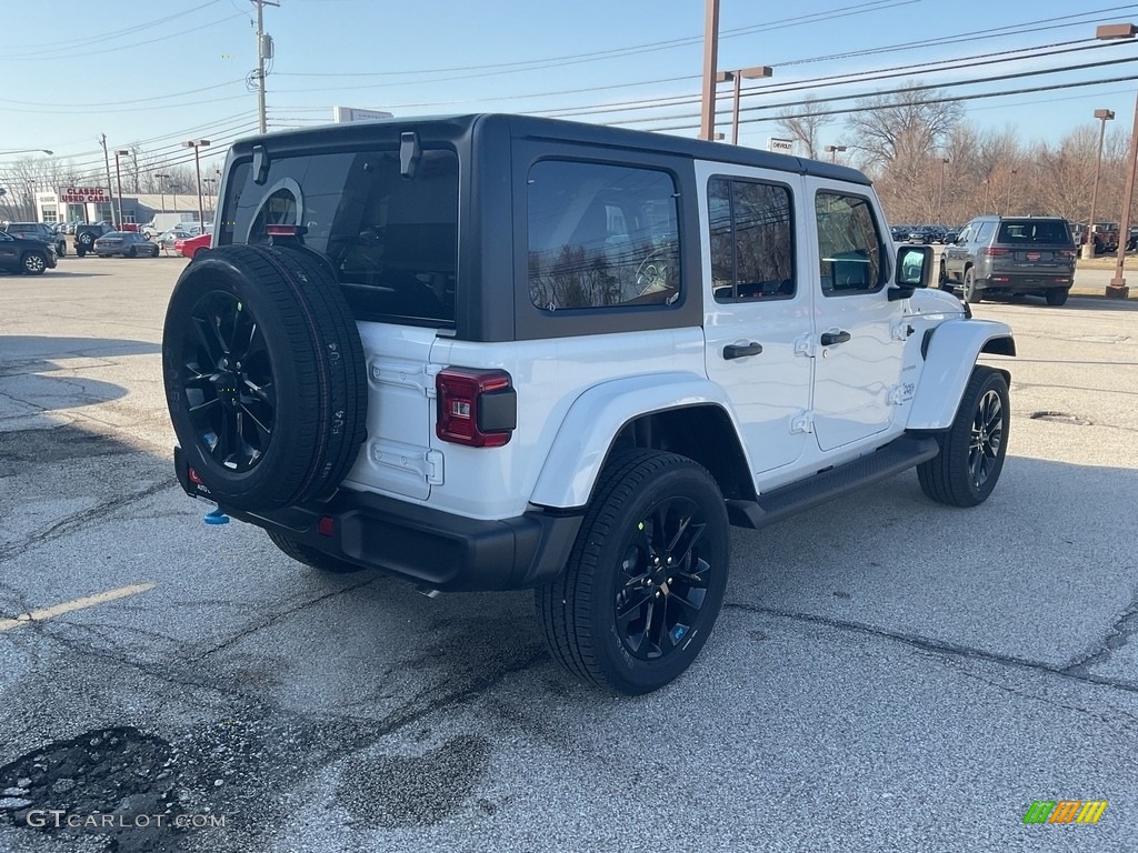 2023 Wrangler Unlimited Sahara 4XE Hybrid - Bright White / Black photo #9