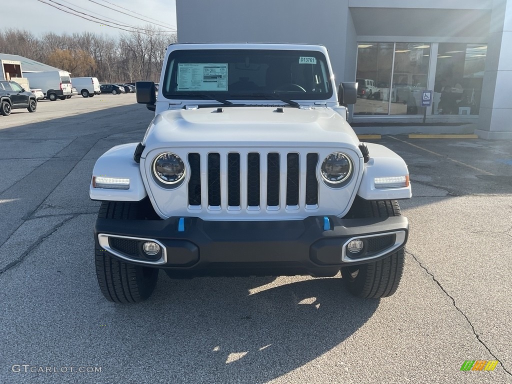 2023 Wrangler Unlimited Sahara 4XE Hybrid - Bright White / Black photo #10