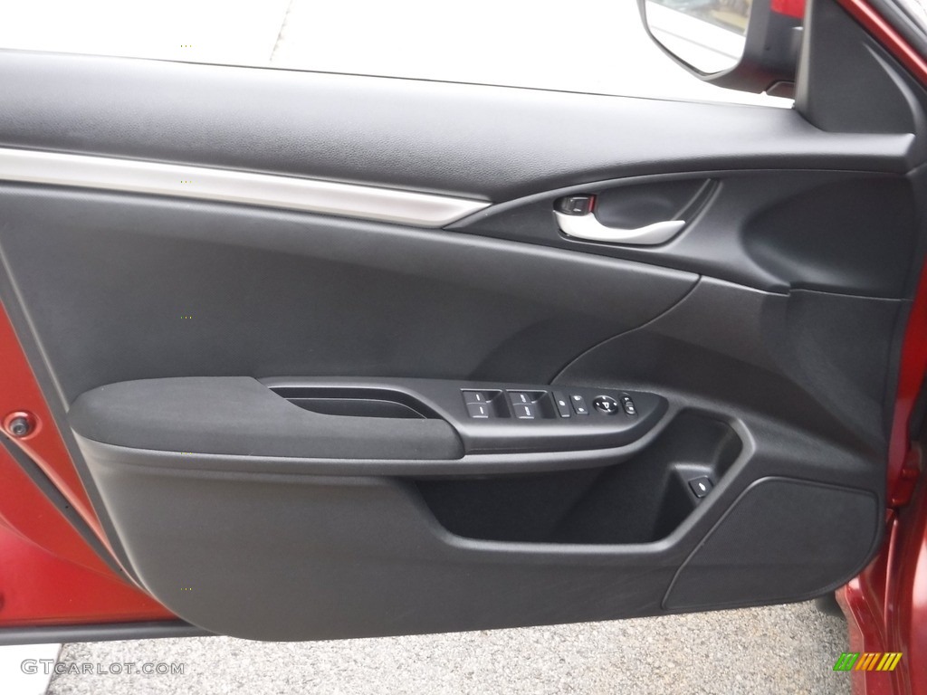 2020 Civic LX Sedan - Molten Lava Pearl / Ivory photo #10