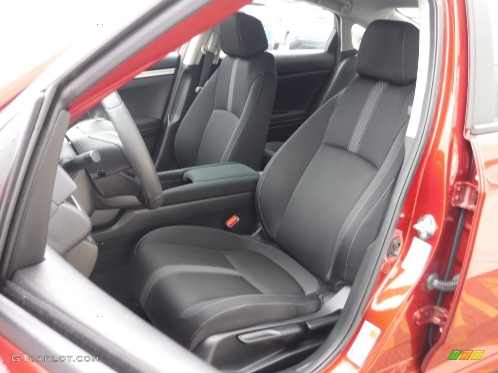 2020 Civic LX Sedan - Molten Lava Pearl / Ivory photo #13