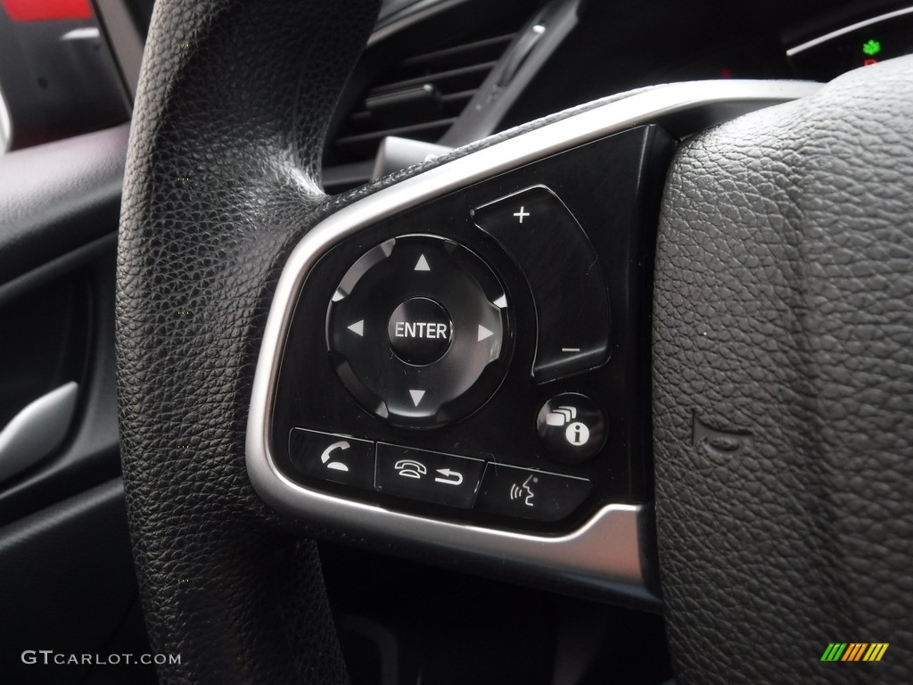 2020 Civic LX Sedan - Molten Lava Pearl / Ivory photo #21