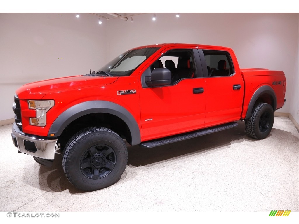 Race Red 2015 Ford F150 XL SuperCrew 4x4 Exterior Photo #145741017